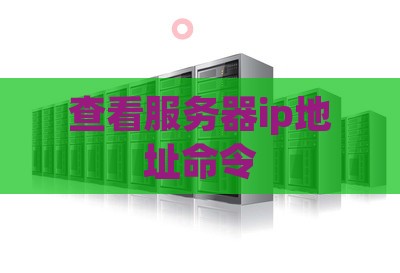 查看服务器ip地址命令 查看服务器ip地址命令