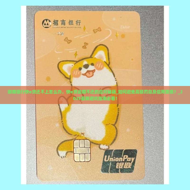 徽商银行快e贷还不上怎么办 徽商银行快e贷还不上怎么办