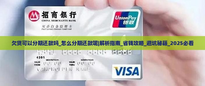 欠贷可以分期还款吗怎么分期还款呢