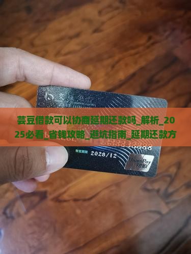 芸豆借款可以协商延期还款吗需要注意哪些事项