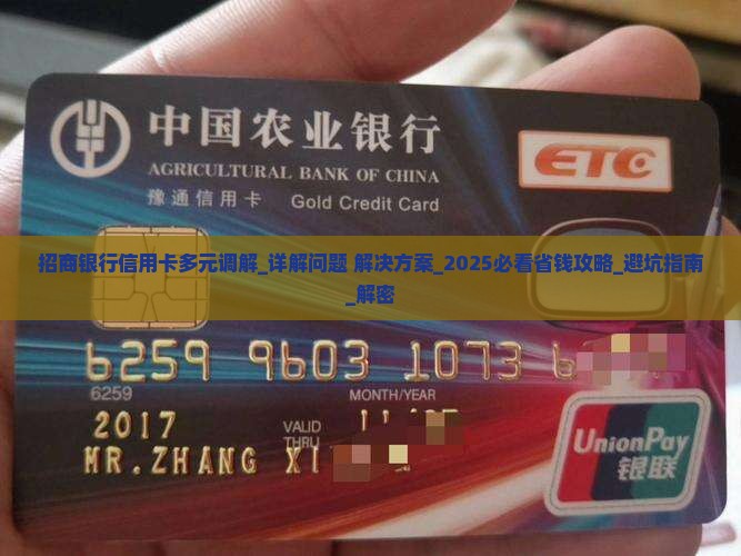 招商银行信用卡多元调解详解
